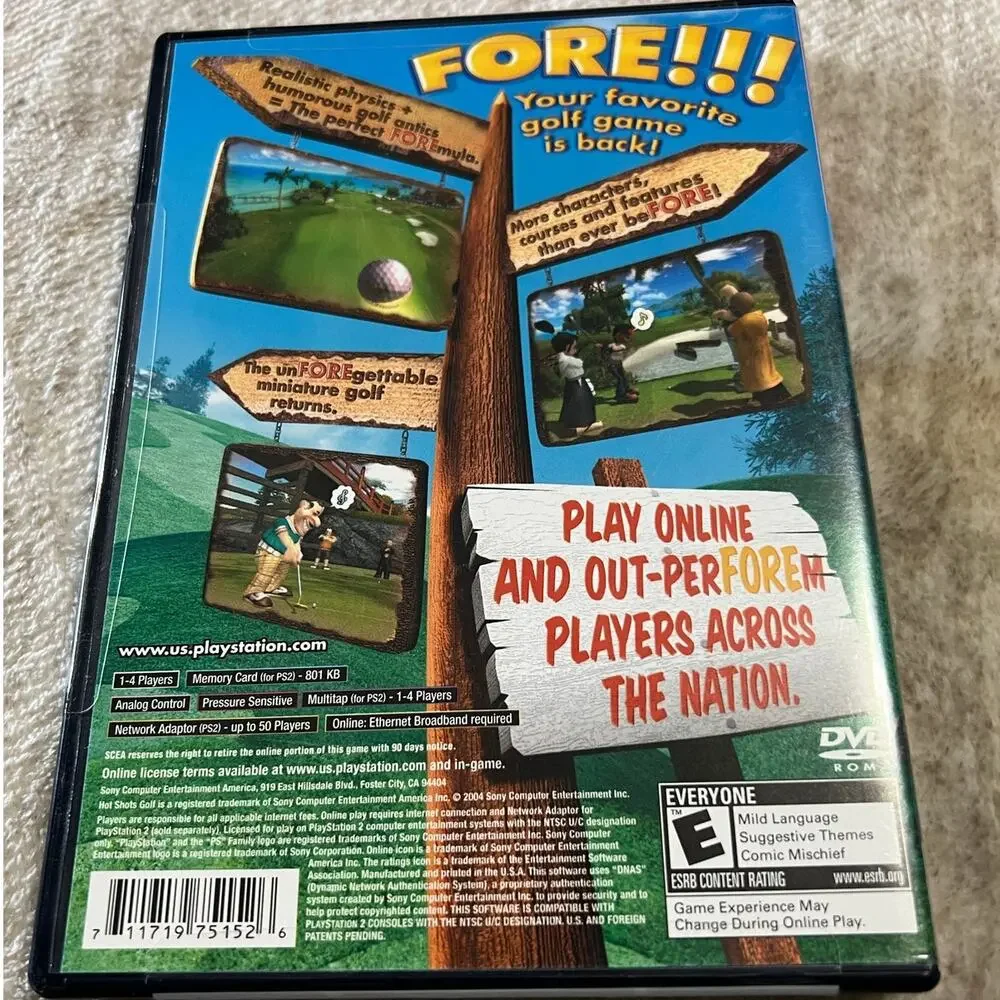 Hot Shots Golf Fore! Greatest Hits for Playstation 2 Complete
